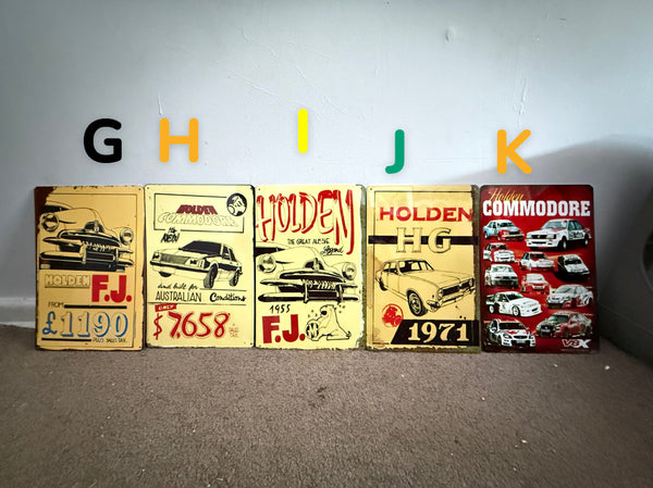 Vintage Metal Signs