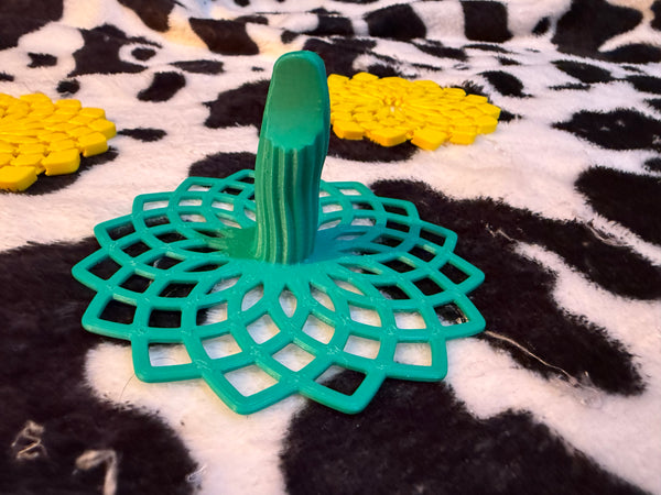 Sunflower Coaster Set & Stand