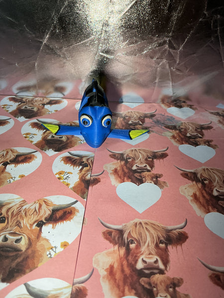 Dopey Blue Flexi Fish
