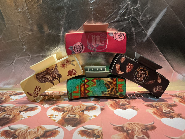 Western Hair Clips