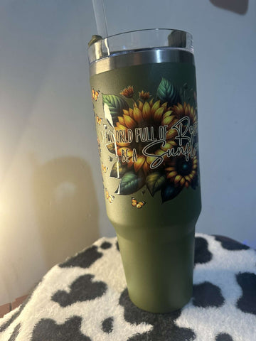 ☀️ Sunflower Stainless Tumbler 🌻