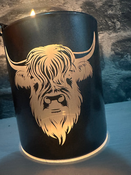 Highland Cow candle set